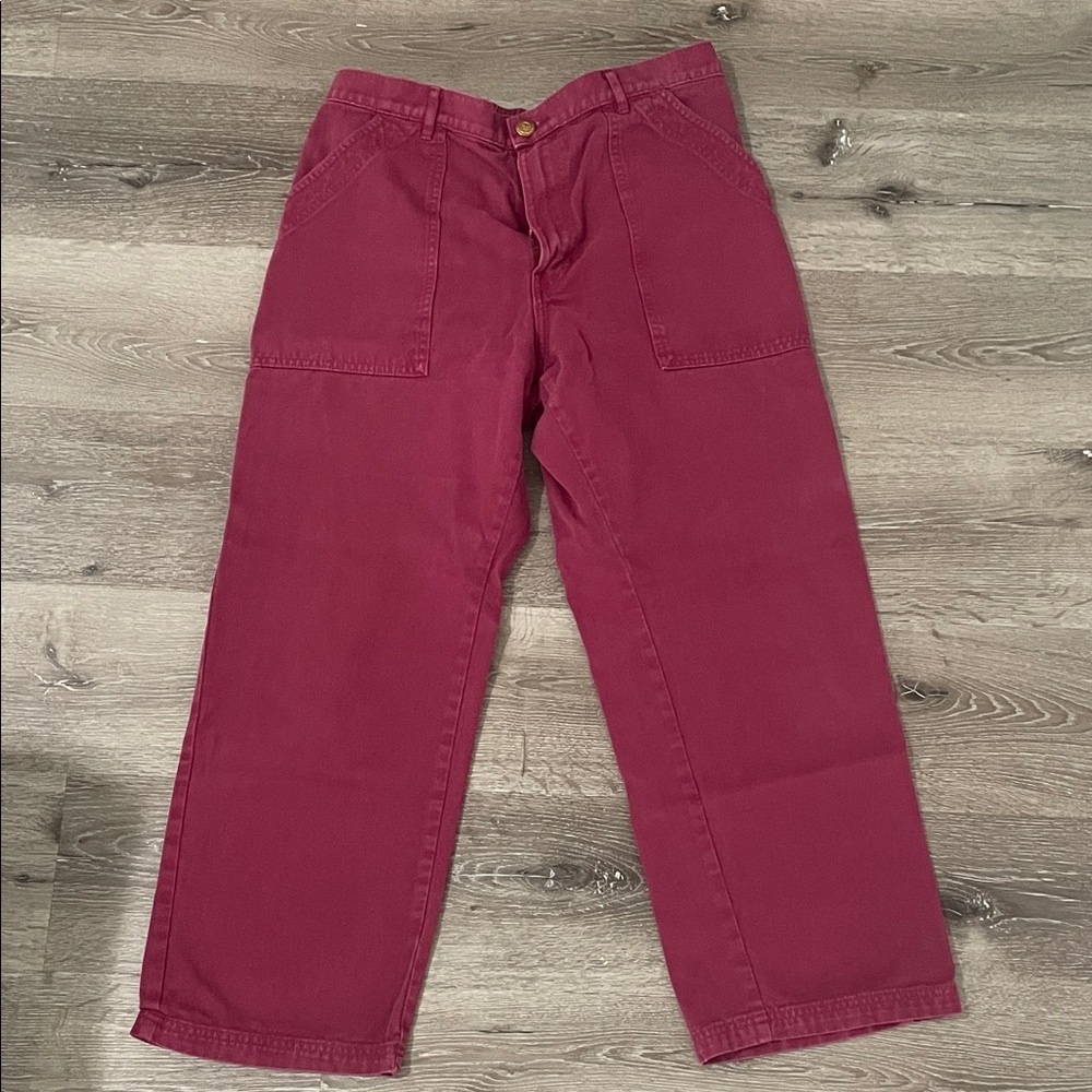 Big Bud Press Work Pants Burgundy Large
